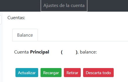 seleccionar cuenta