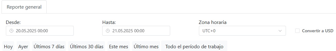 reporte general
