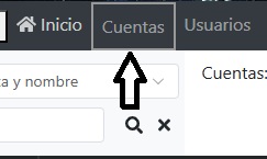 Selección de cuentas