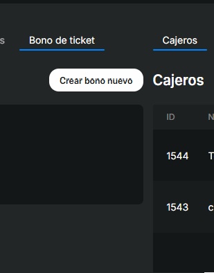 Botón crear bono