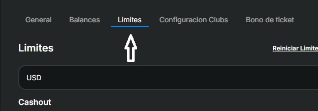Selección de proyecto en backoffice/ limites